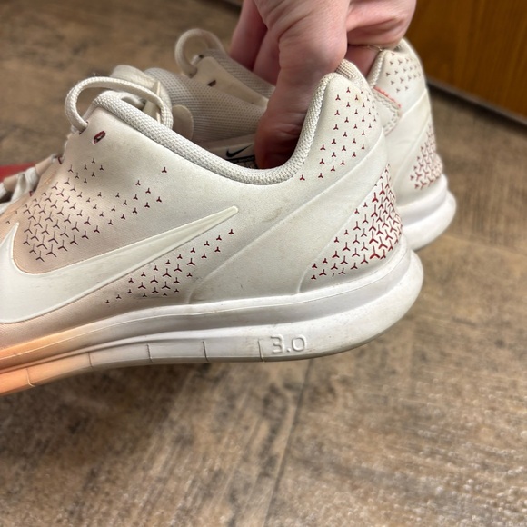 Nike Free 3.0 Red and White Ombre Running Shoes Women’s 7.5 - Picture 4 of 6